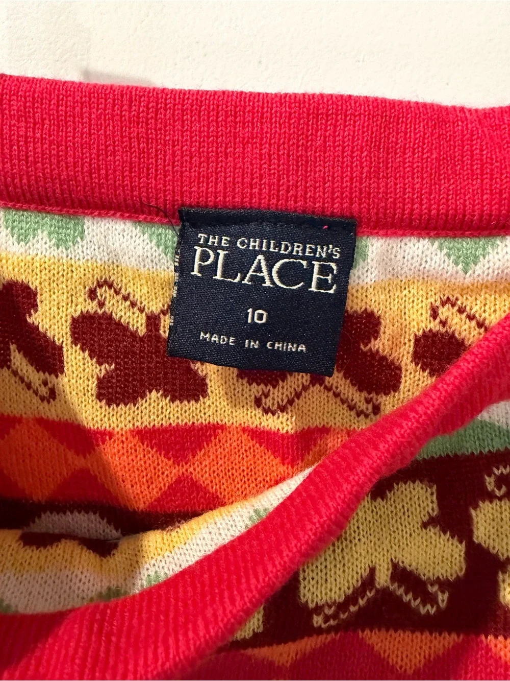 The Children's Place Patterned Pleated Knit Skirt with Multicolor Bands